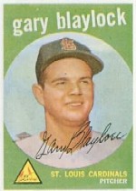 1959 Topps Baseball Cards      539     Gary Blaylock RC
